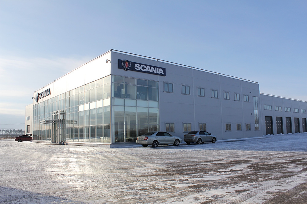 Открытие нового сервисного центра Scania