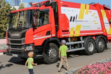  Scania познакомила жителей российских городов с экологичной и экономичной коммунальной техникой 