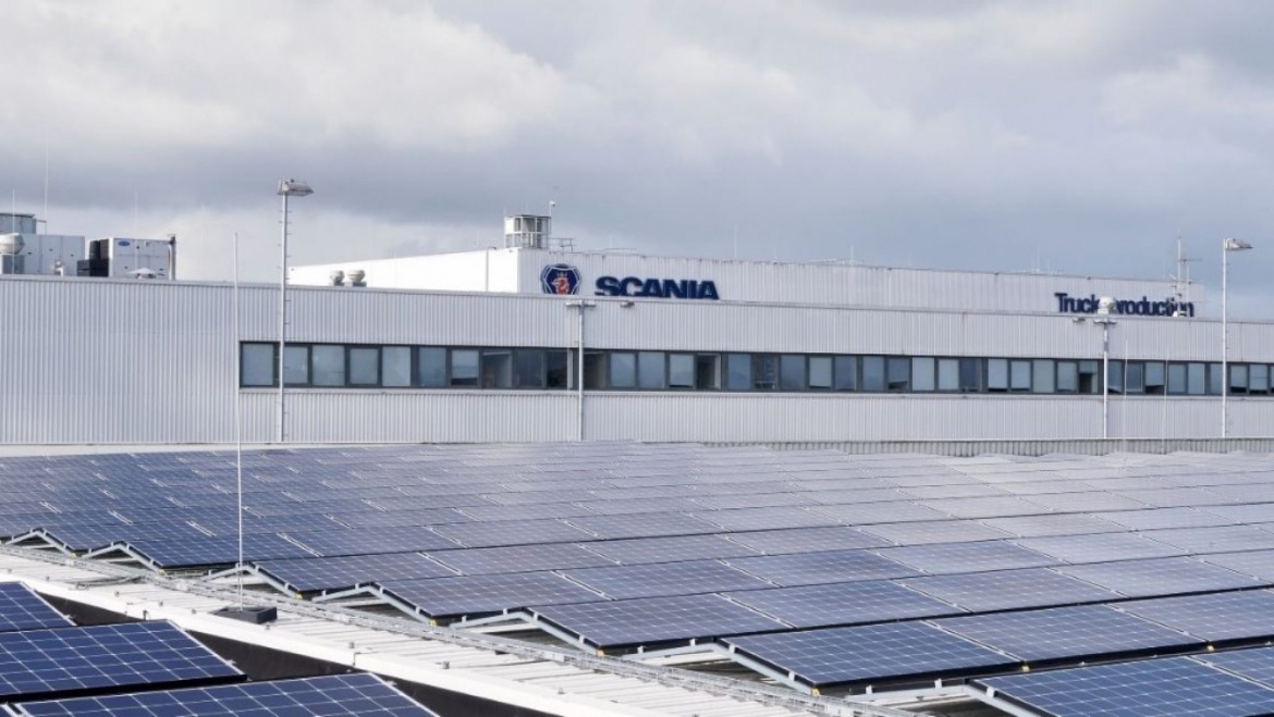 Заводы Scania перешли на 100% обеспечение электроэнергией из возобновляемых источников