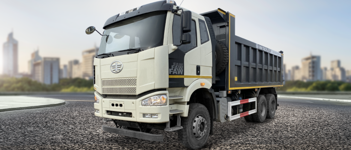 Самосвал FAW с U-образным кузовом (6x4-390Hp)